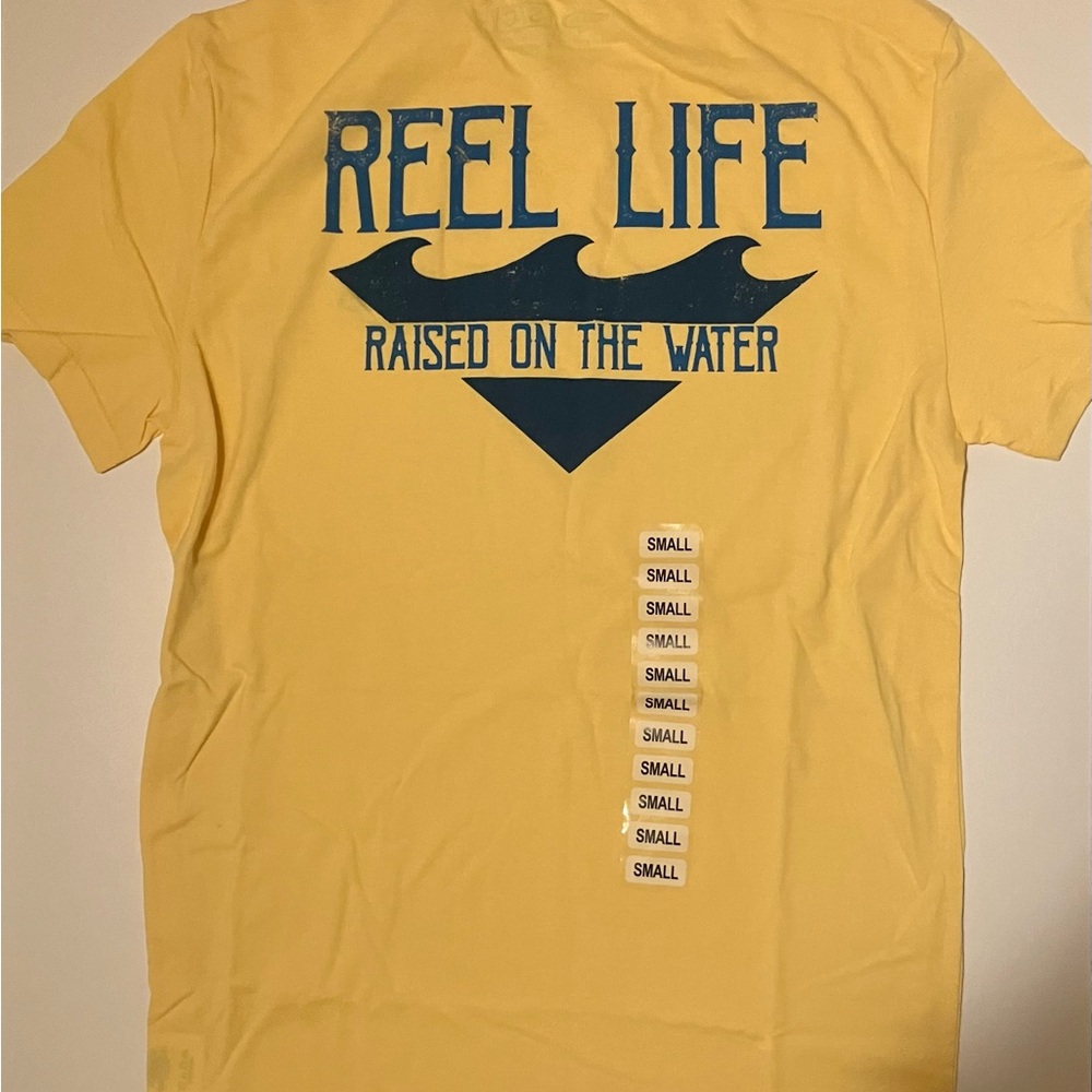 Reel Life Men’s Snapdragon Yellow Graphic T-Shirt